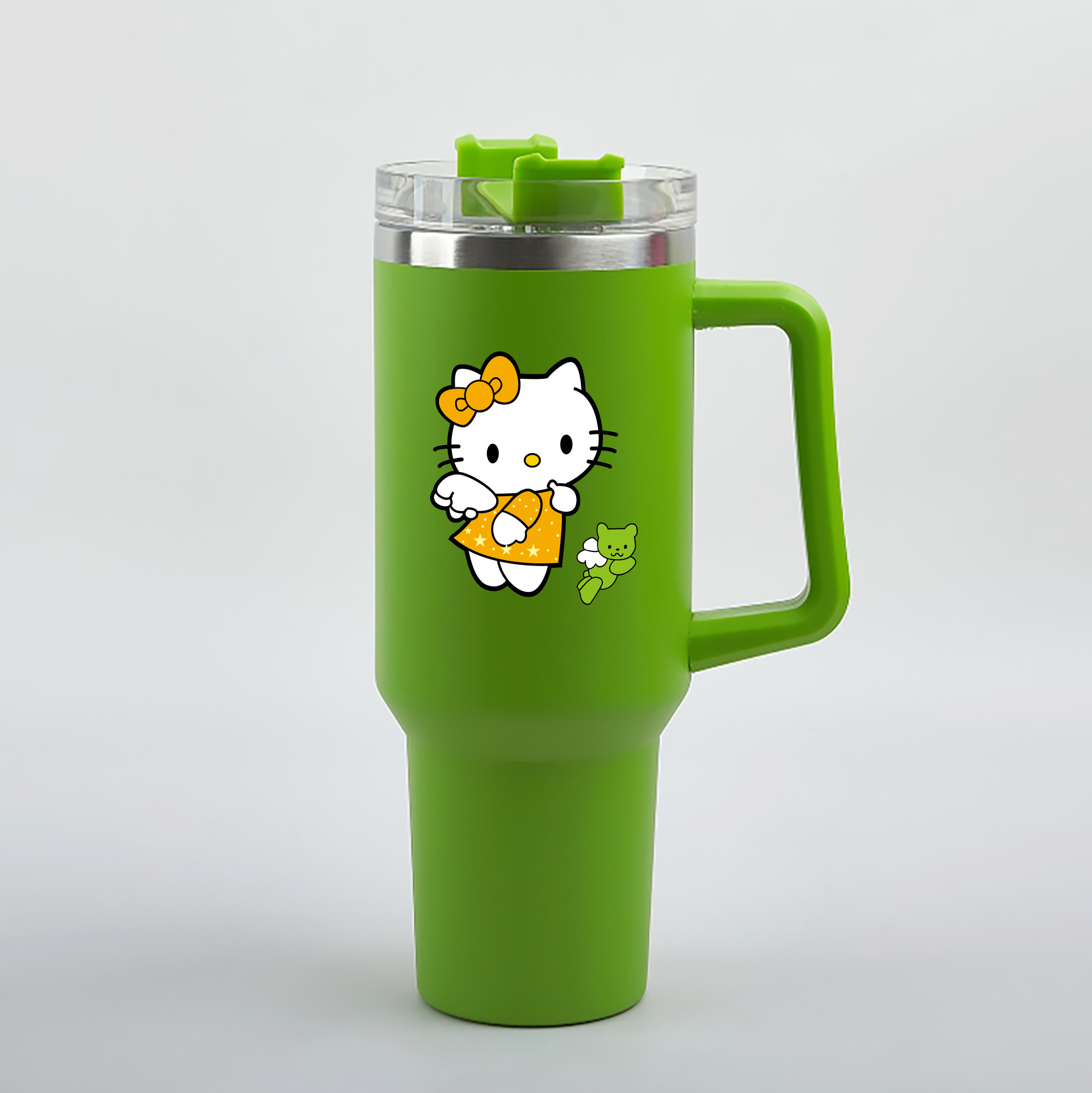 （画像用） Hello Kitty ハローキティ 1200mL車用タンブラー（カラープリント）